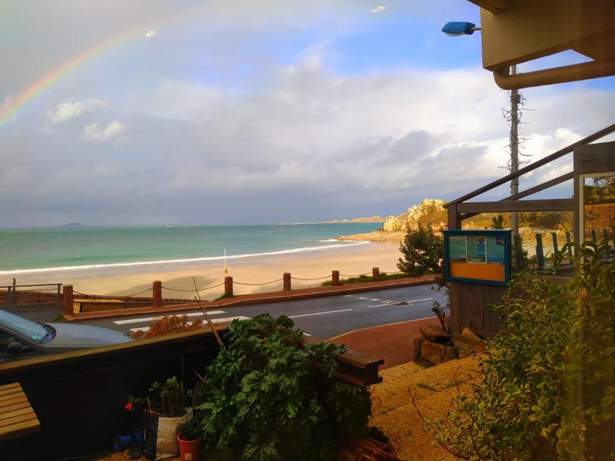 Appartement Vue Mer, Rdc, Plage De Trestrignel ペロス・ギレック エクステリア 写真